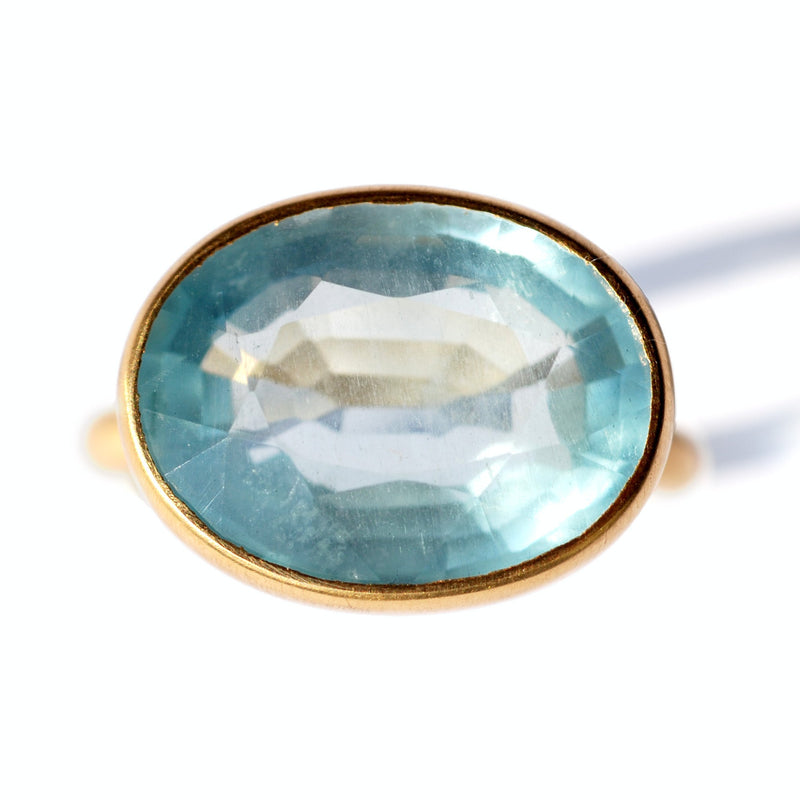 Aquamarine Princess Ring                                