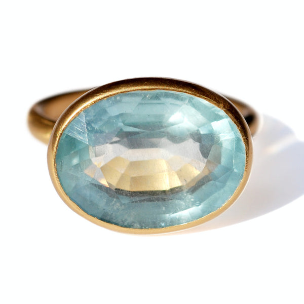 Aquamarine Princess Ring                                