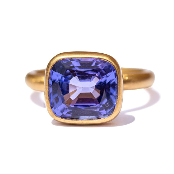 Tanzanite Princess Ring