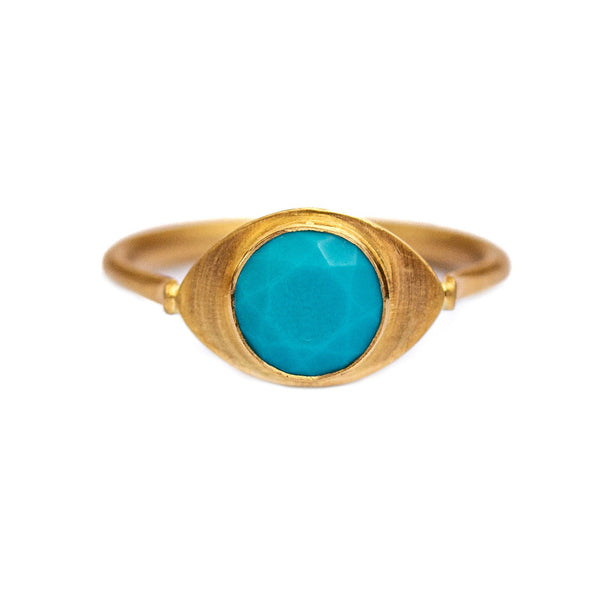 Blue Eye Turquoise Ring