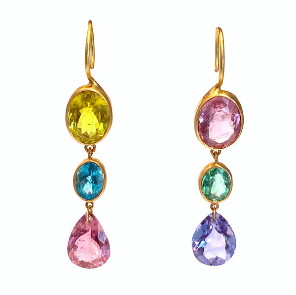 Multicoloured Elizabeth T. earrings