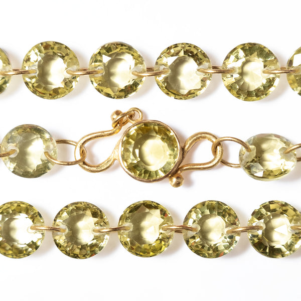 Lemon Quartz Little Lady Like Necklace