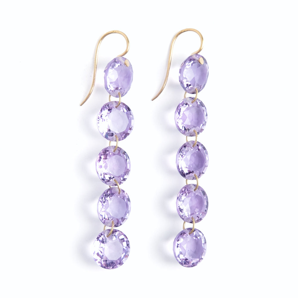 Earrings Amethyst River Amethyst Marie Helene de Taillac Earrings