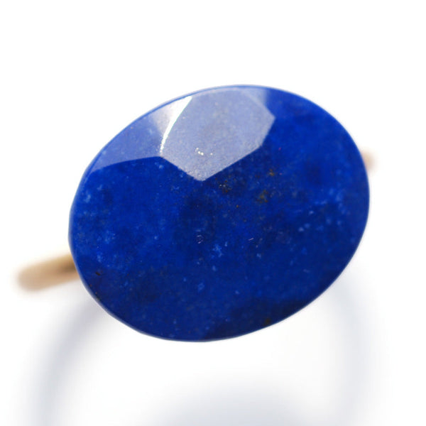 Lapis-Lazuli Cabochon Ring
