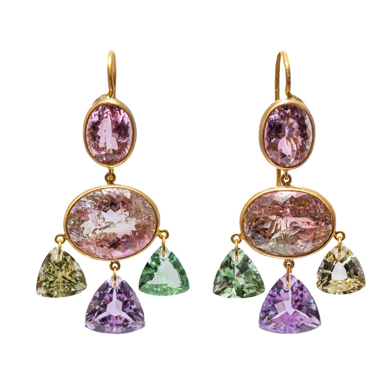 Multicoloured Gabrielle d'Estrées Earrings 