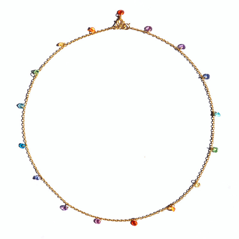 17" Brilliant Rainbow Necklace