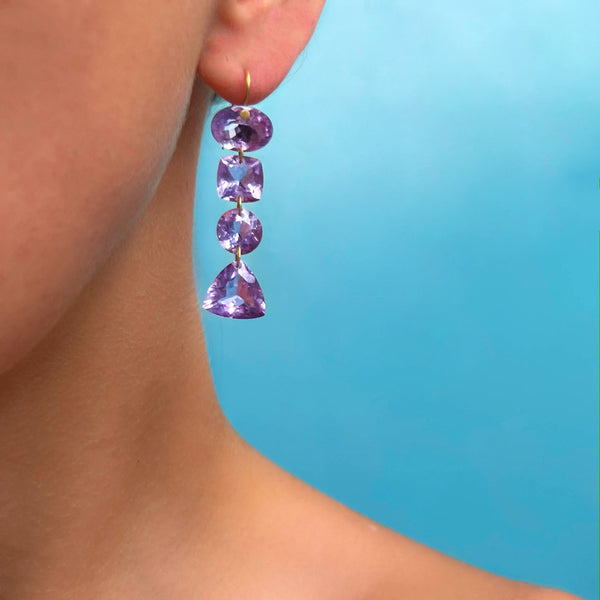 Amethyst Arabella Earrings 