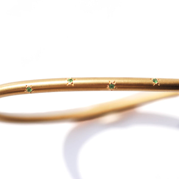 Bracelet Ellipse Tsavorite 16,5 cm