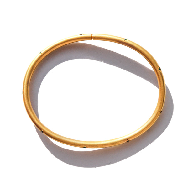 Bracelet Ellipse Tsavorite 16,5 cm