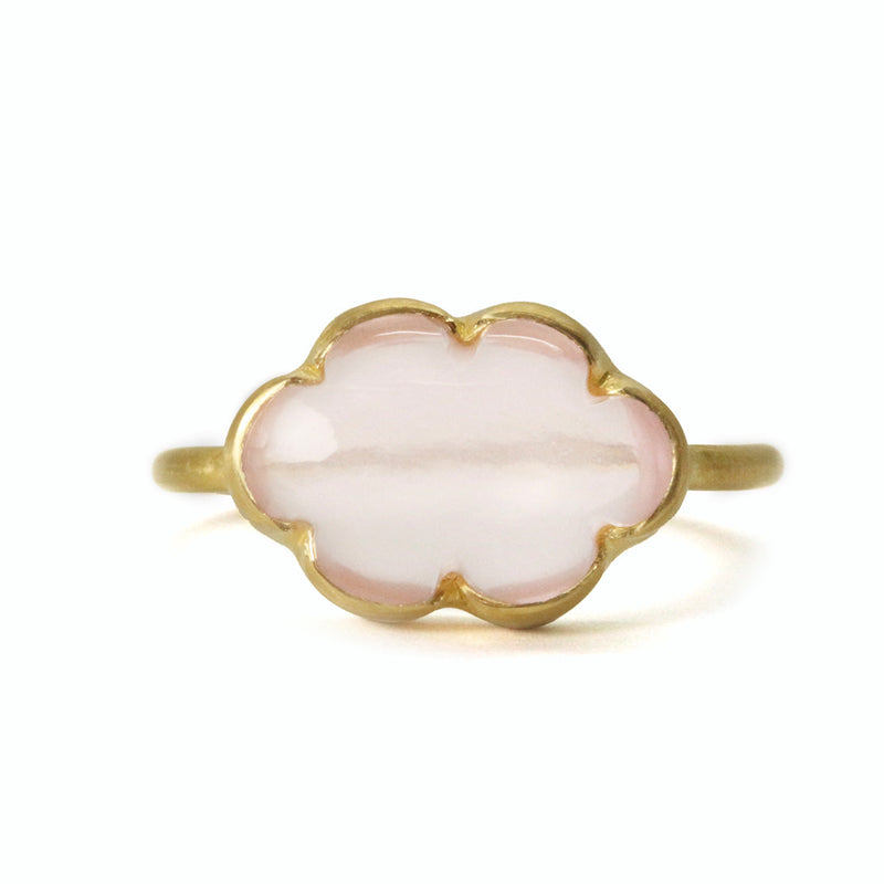 Bague Nuage Quartz Rose