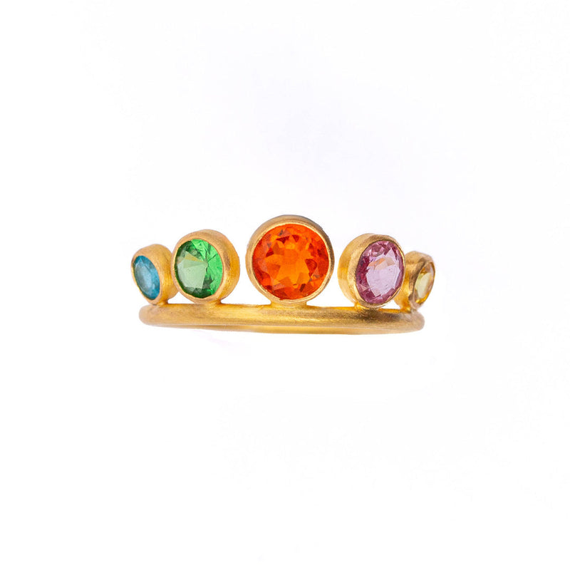 Bague Couronne Multicolore
