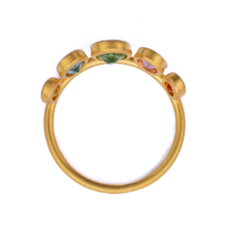 Bague Couronne Multicolore