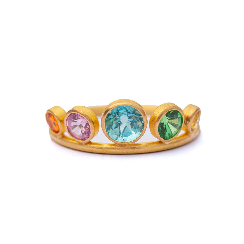 Bague Couronne Multicolore