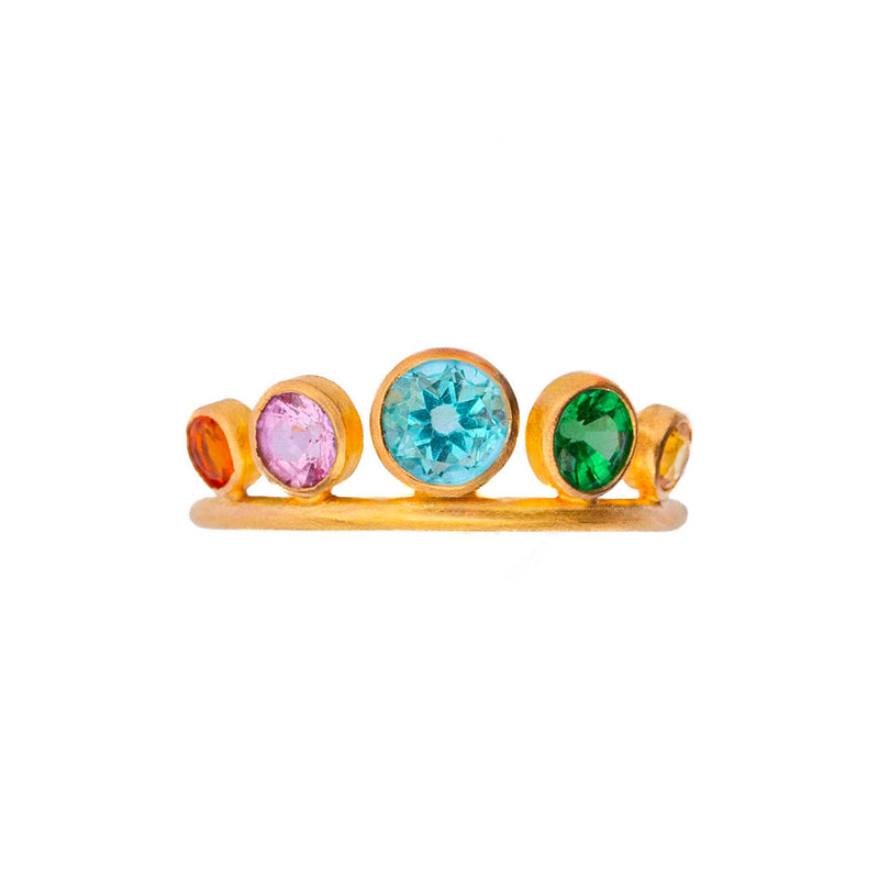 Bague Couronne Multicolore