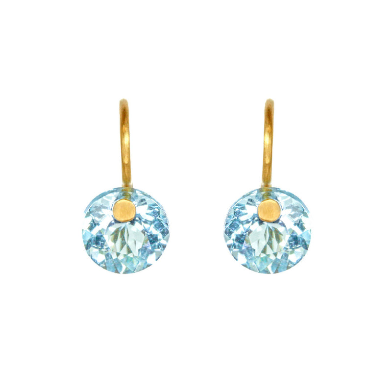 Boucles d'oreilles Mini Brilliant Aigue-Marine