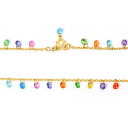 Collier Brilliant Multicolore 17"