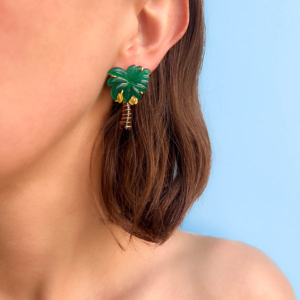 Boucles d'oreilles Cocotiers