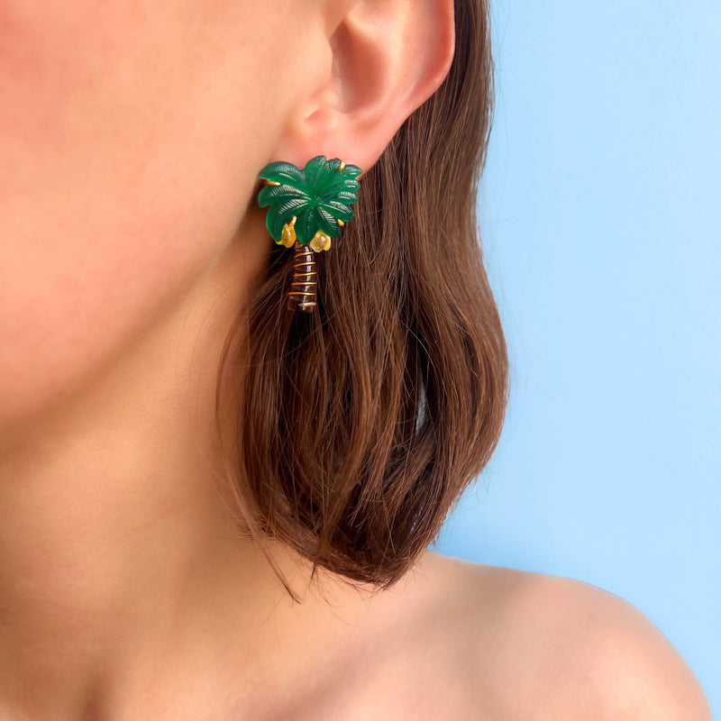 Boucles d'oreilles Cocotiers