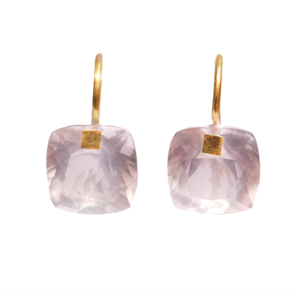 Boucles d'oreilles Summer Quartz Rose