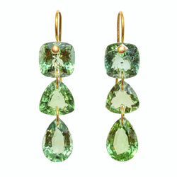 Boucles d'oreilles Jemima Tourmaline Verte