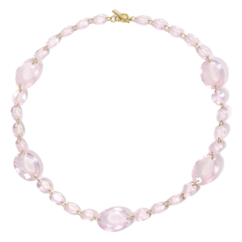 Collier Léonora Quartz rose