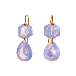 Boucles d'oreilles Bianca Quartz Lavande