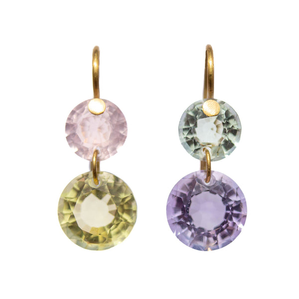 Boucles d'oreilles Little Incandescence Mutlicolore Pastel