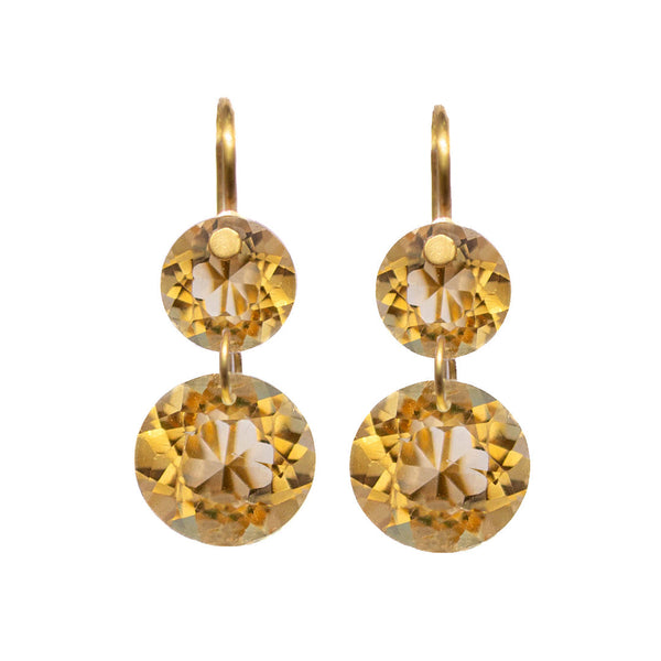 Boucles d'oreilles Little Incandescence Citrine