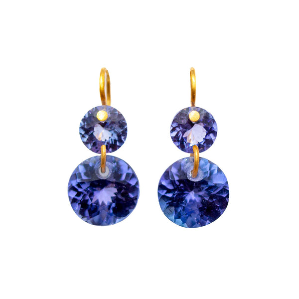 Boucles d'oreilles Mini Incandescence Tanzanite