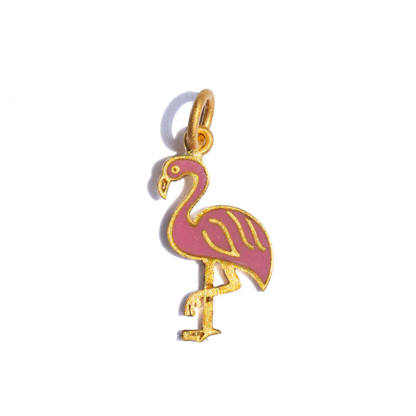 Pendentif Flamant Rose