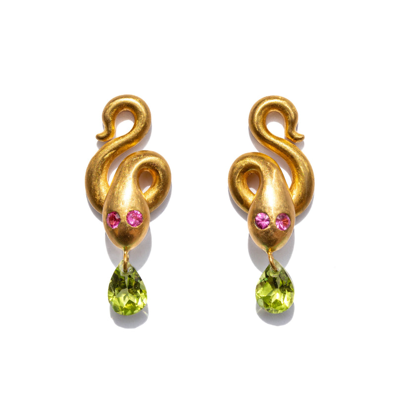 Boucles d'oreilles Serpent