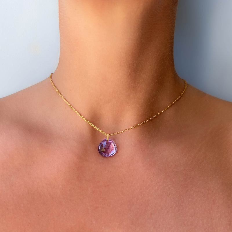Pendentif Briolette Améthyste