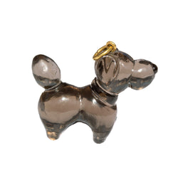 Pendentif Le Chien Quartz Fumé