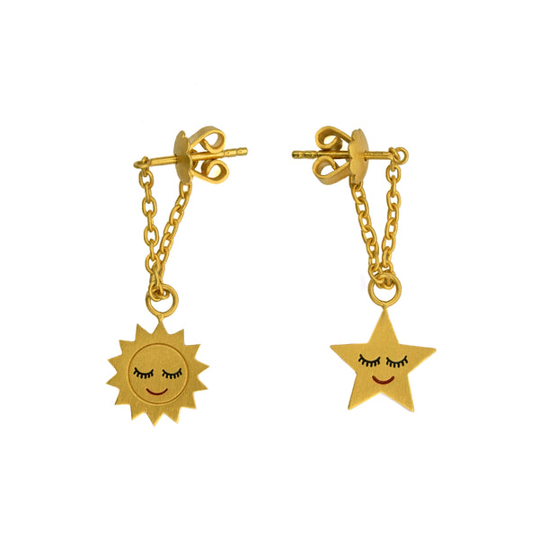 Boucles d'oreilles Chaîne