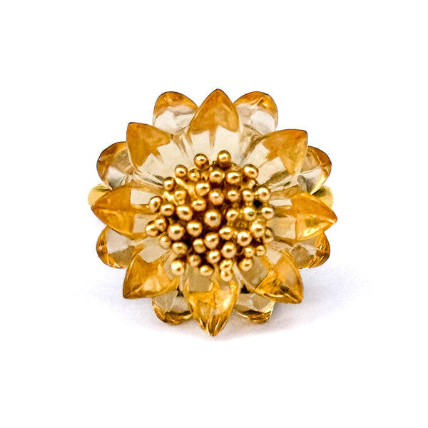 Bague Tournesol Citrine