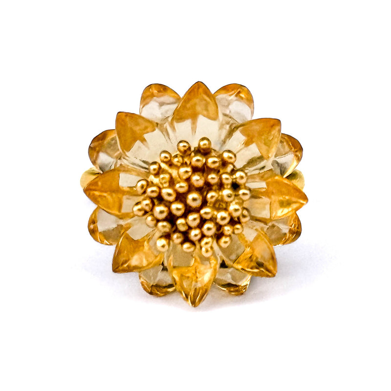 Bague Tournesol Citrine