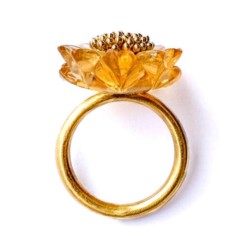Bague Tournesol Citrine