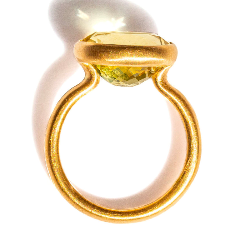 Bague Princesse Quartz Citron