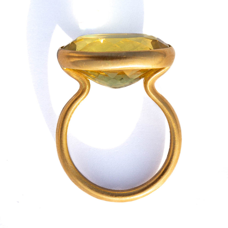Bague Princesse Quartz Citron