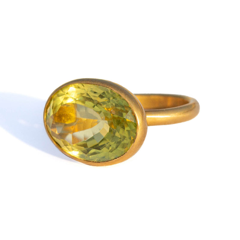 Bague Princesse Quartz Citron