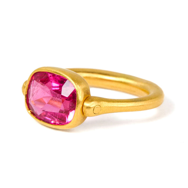 Bague Swivel Tourmaline Rose