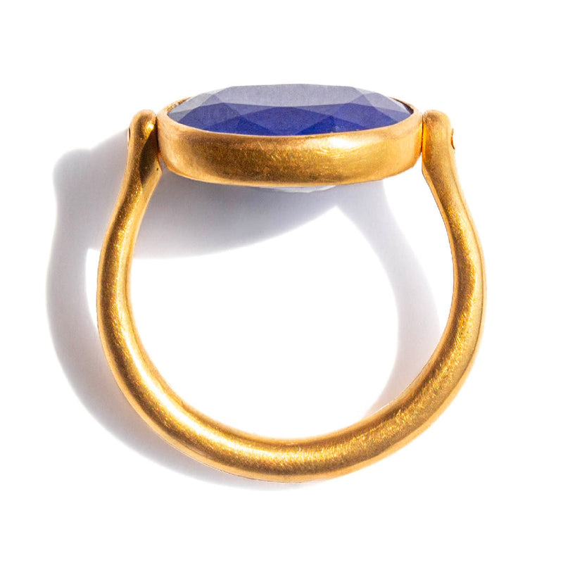 Bague Swivel Lapis-lazuli