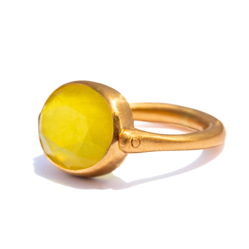 Bague Swivel Prehnite
