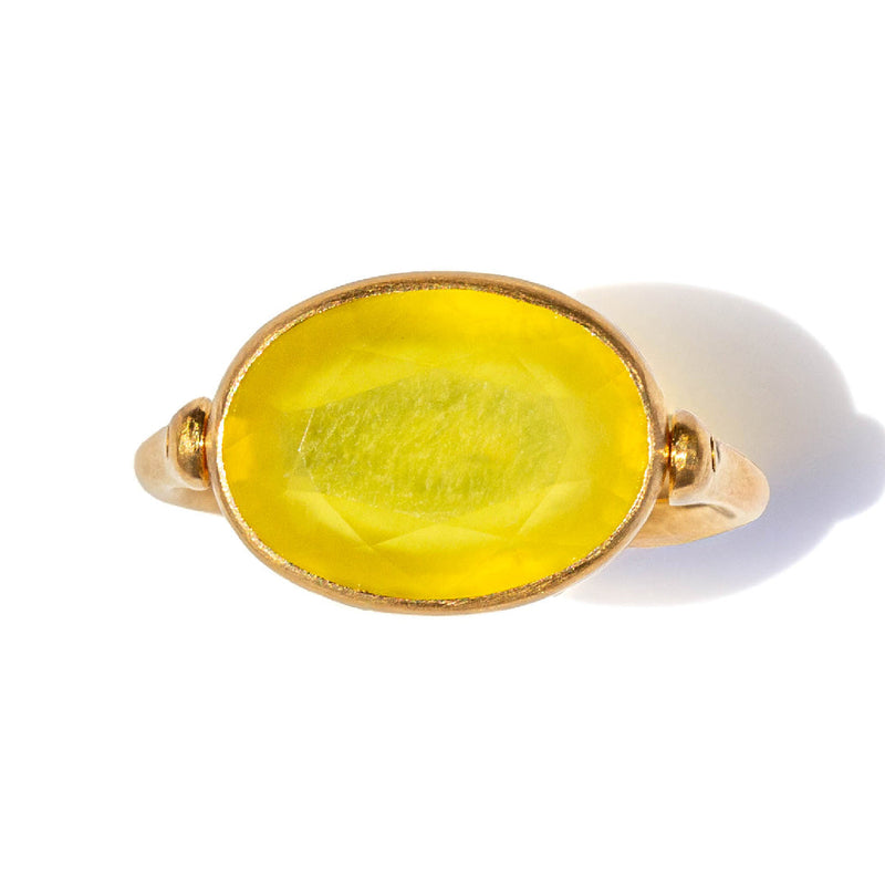 Bague Swivel Prehnite