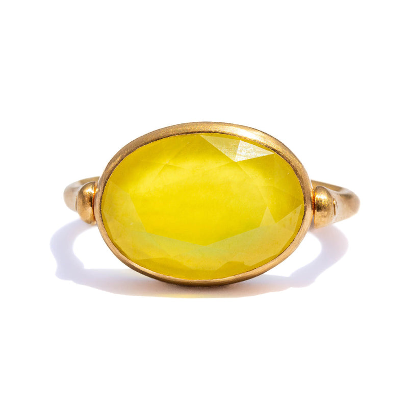 Bague Swivel Prehnite