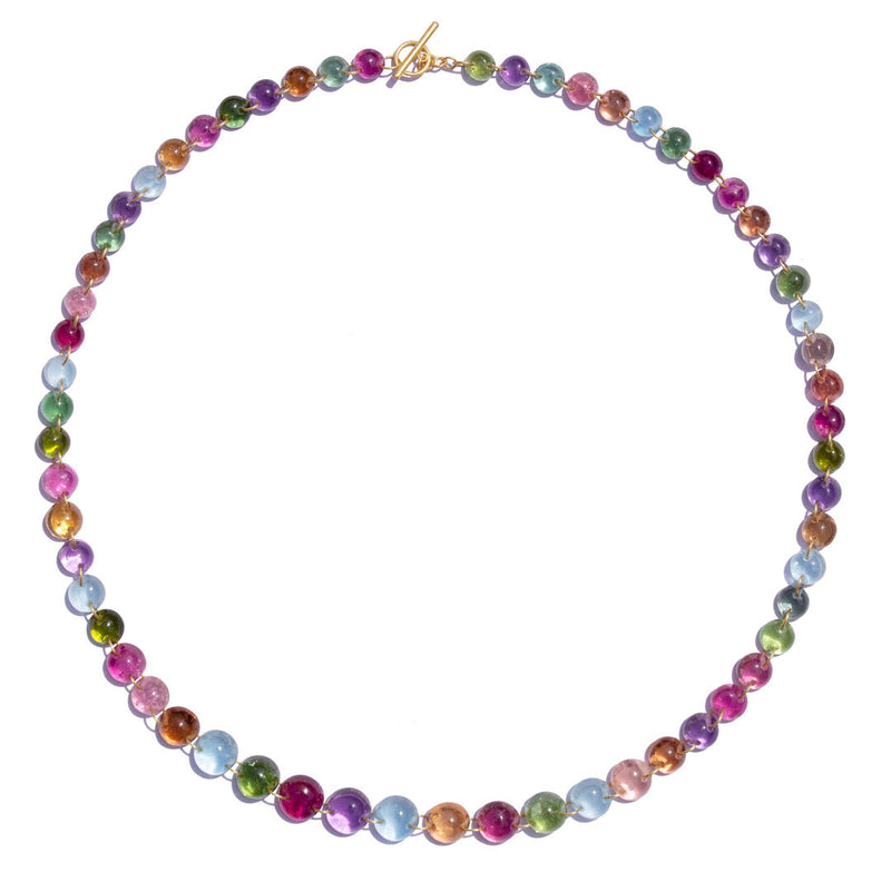 Collier Lady Like Multicolore Cabochon