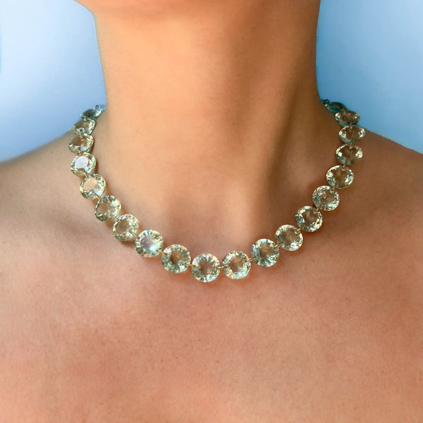 Collier Lady Like Quartz Vert XL
