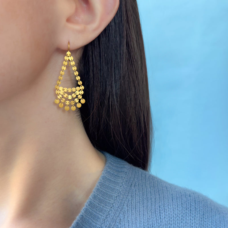 Boucles d'oreilles Dancing Sequins