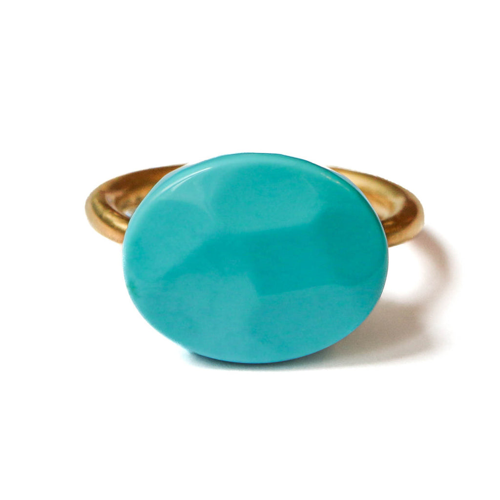 Bague Cabochon Turquoise