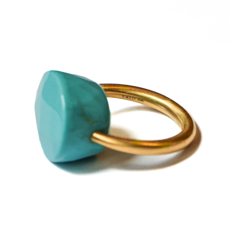 Bague Cabochon Turquoise